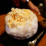 甘味処 相生 - ミルク（+100円）をトッピング