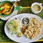 魚沼茶房 - 「ベジタブルカレー 」￥1200です