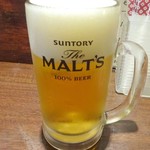 立ち呑み そらや - 選べるセットの生ビール