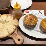 Asian Dining & Bar SAPANA - 2019.9.14  チーズナンセット