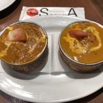 Asian Dining & Bar SAPANA - 2019.9.14  カレー二種