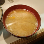 とんかつ 末吉 - 味噌汁