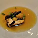 ベッラ・ヴィスタ - 高貴に香る松茸とスッポンのコンソメ “秋の収穫”
