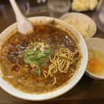 限定　タンタン麺（小ライス付￥900）生卵（￥50）