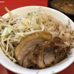 麺屋 桐龍 - 再訪問 2019/09 つけ麺+豚増し2枚 「ニンニクアブラ」(1,030円)
