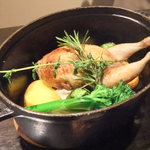 レストラン バカール - ２０１２年１月　ブルターニュ産ウズラのロースト