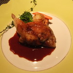 レストラン バカール - ２０１２年１月  ウズラのロースト　ポルト酒薫るソース