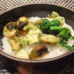 レストラン バカール - ２０１２年１月　つぶ貝と菜の花