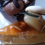 西洋和菓子処コバヤシ - チョコパフェとキャラメルムース(#^.^#)