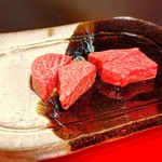 六本木うかい亭 - 田村牛 シンシンとリブロース