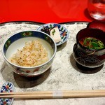 六本木うかい亭 - お食事（ガーリックライス）