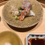 温石 - 九絵と天然車海老のお造り