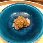 温石 - 伊勢海老地獄焼 伊勢海老味噌乗せ