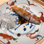 温石 - 甘鯛炭火焼 焦がし醤油ソースで！