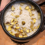 温石 - 栗ご飯！