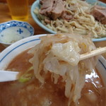 ラーメン そら - クタ野菜はスープにくぐらせてから