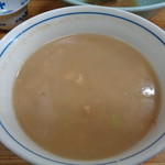 ラーメン そら - 粘度が高まる