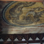 とり八 - 相国寺法堂の天井には狩野永徳の子・光信筆の龍の絵