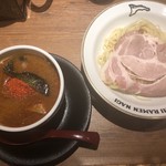 煮干つけめん ラーメン凪 - 2辛にした辛つけ麺