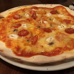 トラットリア・ラ・テラ - 槍烏賊とアンチョビのピザ