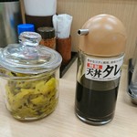 天丼・天ぷら本舗 さん天 - サンキュウ天丼とビールを頼んで、天ぷらをつまみにビール、残りのご飯はふりかけで食べるといいのではと友人が言ってました(/^^)/⌒●~*