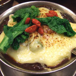 トマト - ほたて貝柱カレー(1575円)+野菜+チーズ