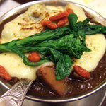 トマト - ビーフタンカレー(2100円)+野菜+チーズ