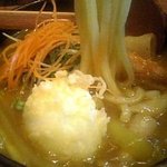 東京うどん 一将 - さぁ～！食べるぞ～！あつあつカレーうどん！！