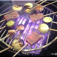 九つ井 本店 - 近江牛の囲炉裏焼き