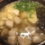 うどん屋 - かしわうどん　アップ