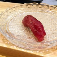 鮨よしかわ 恵比寿 - 中トロ 漬け