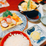 がんこ - お造り天ぷら定食