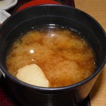 みちのレストラン四六時中 - 麩の味噌汁