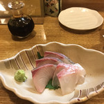 居酒屋山さん - おまかせ2皿目 刺身