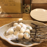 居酒屋山さん - 塩炒り銀杏