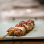 鳥田中 - 2019.9 ネギ間（220円）丹波地鶏 スネ肉と長葱