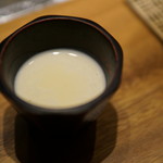 くずし鉄板 あばぐら 恵比寿店 - 冷製 鳴門金時のすり流し