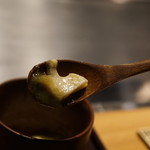 くずし鉄板 あばぐら - 鮑の冷製茶碗蒸し