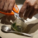 くずし鉄板 あばぐら - 松茸と鱧の包み焼き カルトッチョ