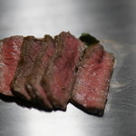 くずし鉄板 あばぐら - 黒毛和牛のステーキ