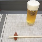 Meshiya Asa - まずはサッポロクラシックを1杯