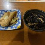 Izakaya Ooyama - お通し二種…皮の煮たのはダメ派なわたし。。