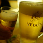 Daiwa - 生ビールとノンアルで乾杯