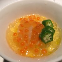 リストランテ･ヒロ  青山 - イクラとホタテの冷製フラン、これから仕事なのに白ワインが飲みたくなる一皿、素敵
