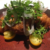 リストランテ･ヒロ  青山 - カスベ（エイヒレ）のフリット、臭み全く無しのサクサクホワホワ、これまた素敵