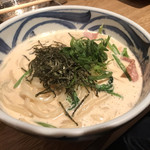 粉吉うどん - クリーム明太うどん