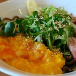 そばうさ - バジル冷そば（850円）
      