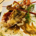 鉄板焼き ステーキ 湛山 - 伊勢海老