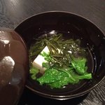 木林森 - お通しのお吸い物