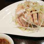 Kanton Kaisen Shuke Douki - 蒸し鶏生姜ソース中サイズ1380円